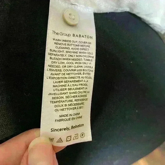 Aritzia The group by Babaton Button-up Roll Sleeves Utility shirt Women Size XS - Picture 12 of 16